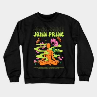 John Prine // Yoga Crewneck Sweatshirt